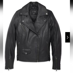 Harley Davidson Women's Craftsmanship Black Leather Jacket